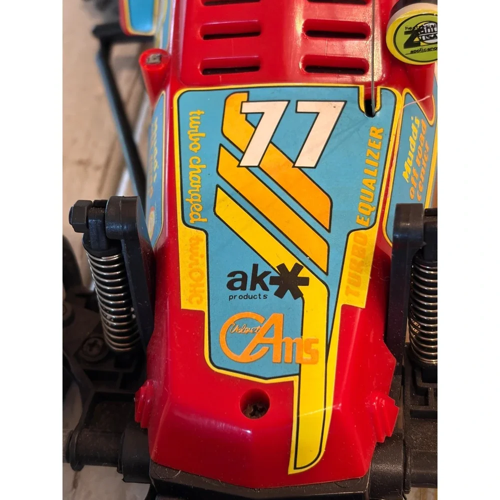 Vintage Acetec Turbo Equalizer RC Buggy Red Off Road Racing Car Made Korea WORKS